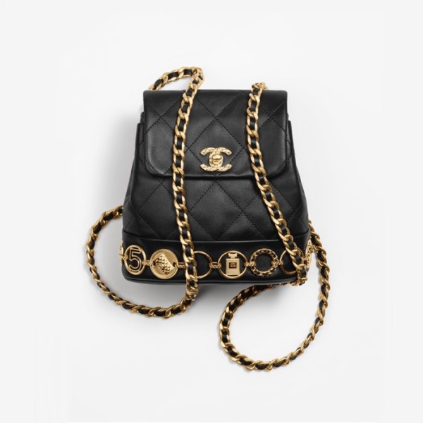 ✨샤넬 여성 블랙 23B 백팩 - Chanel Womens Black Back Pack - chb02x