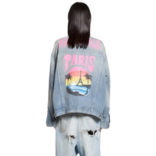 ✨발렌시아가 여성 블루 자켓 - Balenciaga Womens Blue Jackets - bac06x