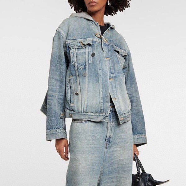 ✨발렌시아가 여성 블루 자켓 - Balenciaga Womens Blue Jackets - bac07x