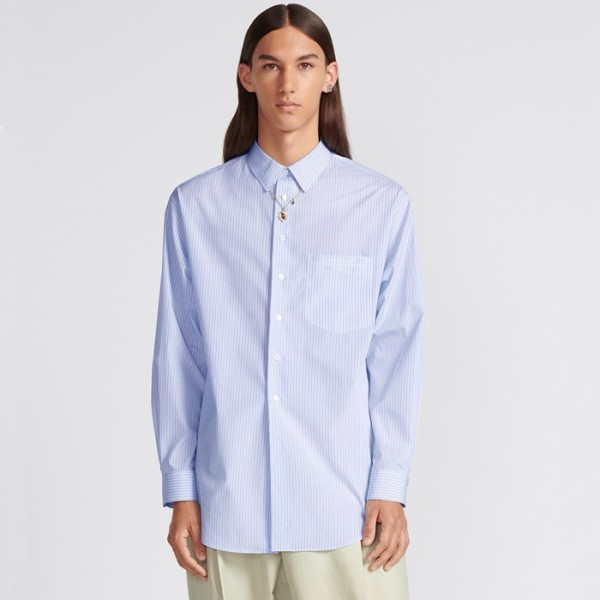 ✨디올 남성 캐쥬얼 블루 셔츠 - Dior Mens Blue Shirts - dic16x