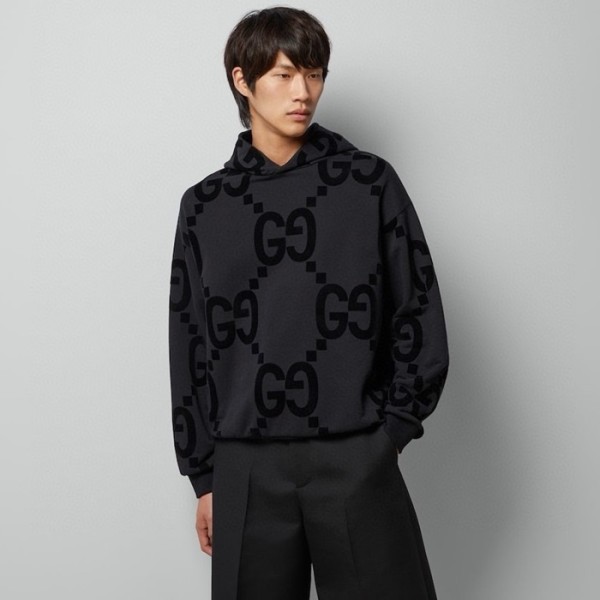 ✨구찌 남성 블랙 후드티 - Gucci Mens Black Hoodie - guc23x
