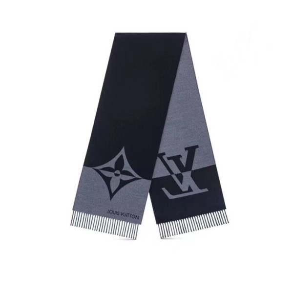 ✨루이비통 남성 블랙 머플러 - Louis vuitton Mens Black Muffler - acc1330x