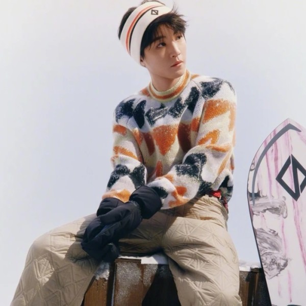 ✨디올 남성 브라운 크루넥 니트 - Dior Mens Brown Knitwear - dic38x