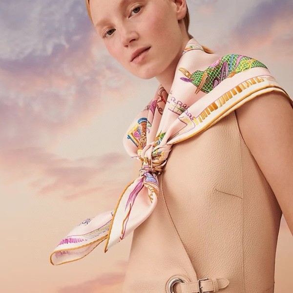 ✨에르메스 여성 퍼플 스카프 - Hermes Womens Purple Scarf - acc1358x