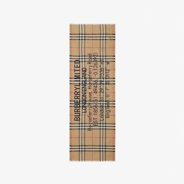 ✨버버리 남/녀 카멜 머플러 - Burberry Unisex Camel Muffler - acc1368x