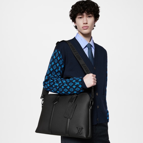 ✨루이비통 남성 블랙 서류가방 M59159 - Louis vuitton Mens Black Tote Bag - lvb87x