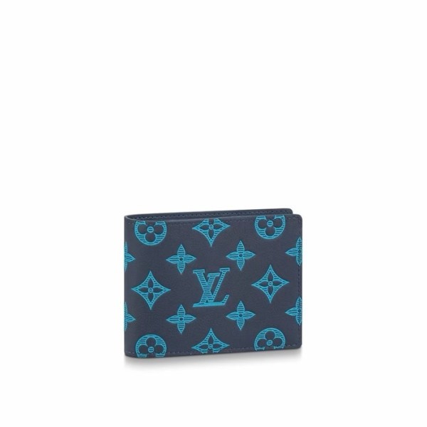 ✨루이비통 남성 블루 반지갑 M82322 - Louis vuitton Mens Blue Wallets - lvw28x