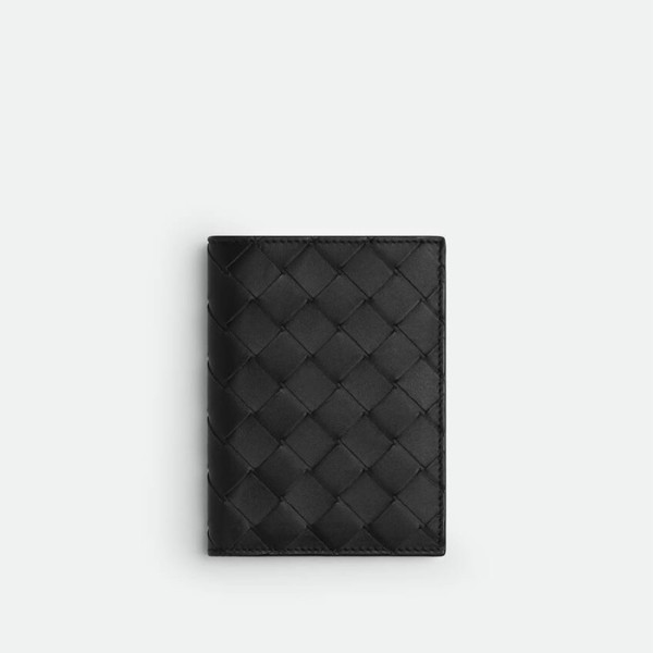 ✨보테가베네타 남성 블랙 반지갑 - Bottega Veneta Mens Black Half Wallets - bvw32x