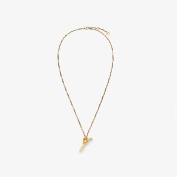 ✨펜디 여성 골드 목걸이 - Fendi Womens Gold Necklace - acc1379x