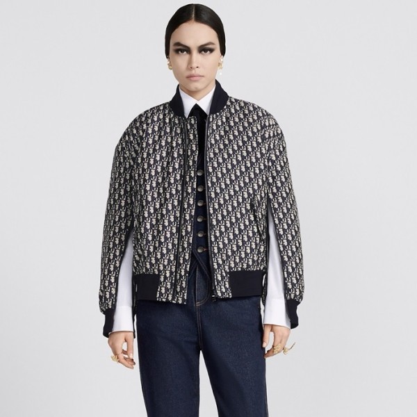 ✨디올 여성 네이비 다운 자켓 - Dior Womens Navy Jackets - dic47x