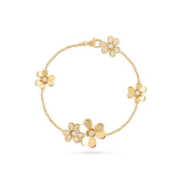 ✨반클리프 아펠 여성 옐로우 골드 팔찌 - Van Cleef & Arpels Womens Yellow Gold Bangle - acc1454x