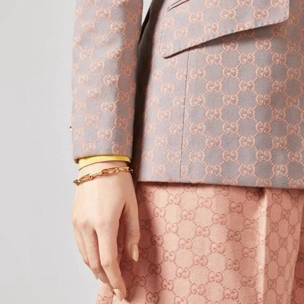 ✨구찌 남/녀 골드 팔찌 - Gucci Unisex Gold Bangle - acc1486x