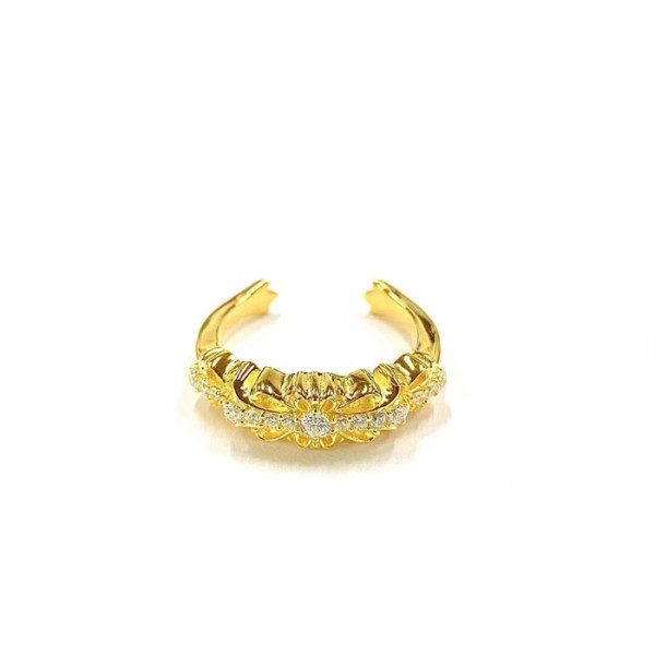 ✨크롬하츠 남/녀 골드 반지 - Chrome Hearts Unisex Gold Ring - acc1487x