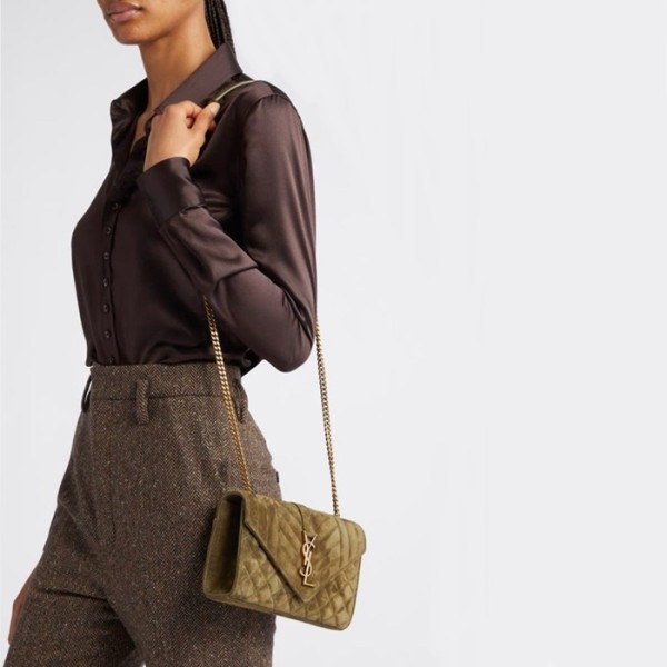 ✨입생로랑 여성 카키 숄더백 - Saint Laurent Womens Khaki Shoulder Bag - ysb153x