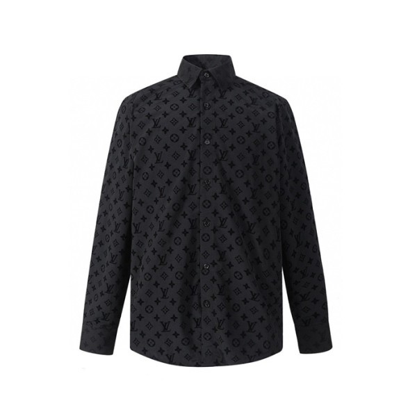 ✨루이비통 남성 블랙 셔츠 - Louis vuitton Mens Black Shirts - lvc53x