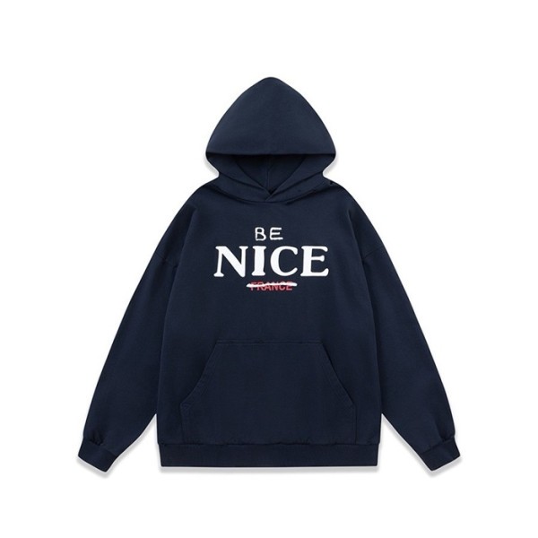 ✨베트멍 남성 네이비 후드티 - Vetements Mens Navy Hoodie - vec67x