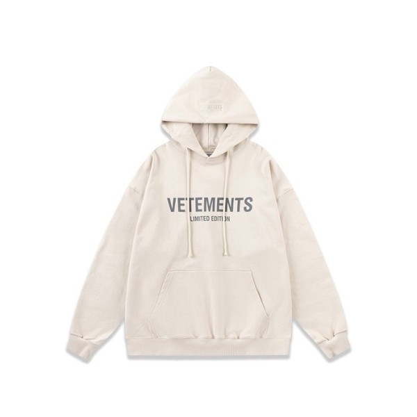 ✨베트멍 남성 베이지 후드티 - Vetements Mens Beige Hoodie - vec94x