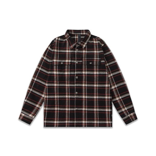 ✨크롬하츠 남성 블랙 셔츠 - Chrom hearts Mens Black Shirts - chc122x