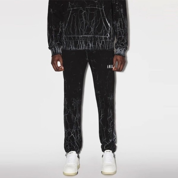 ✨아미리 남성 블랙 트레이닝 팬츠 - Amiri Mens Black Training-pants - amc124x