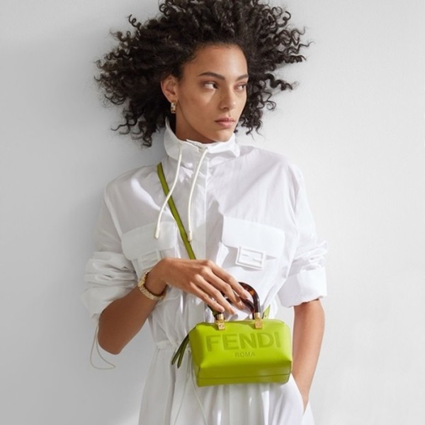 ✨펜디 여성 그린 보스턴 백 - Fendi Womens Green Boston Bag - feb183x