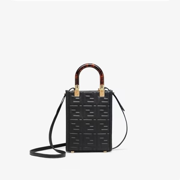 ✨펜디 여성 블랙 크로스백 - Fendi Womens Black Cross Bag - feb186x