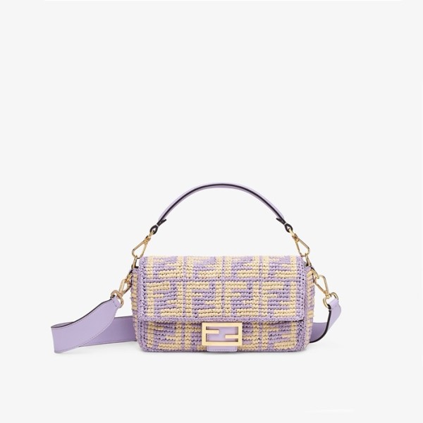 ✨펜디 여성 퍼플 바게트 백 - Fendi Womens Baguette Bag - feb205x