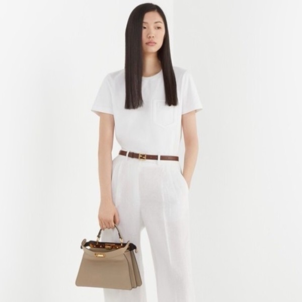 ✨펜디 여성 그레이 피카부 백 - Fendi Womens Gray Peekaboo - feb208x