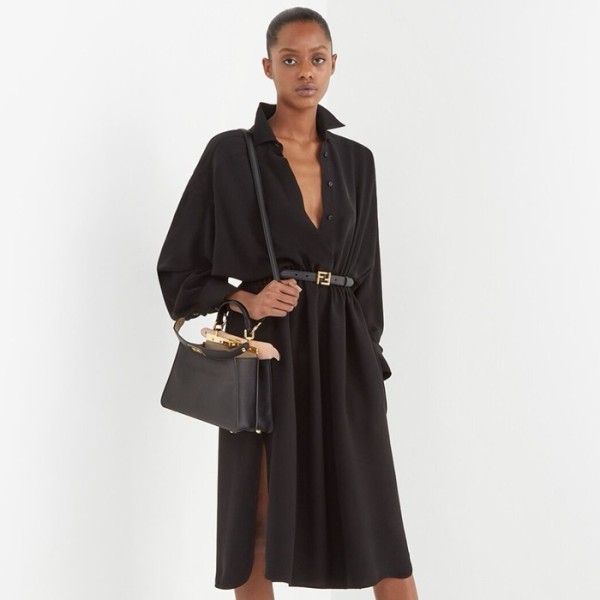 ✨펜디 여성 블랙 피카부 백 - Fendi Womens Black Peekaboo - feb209x