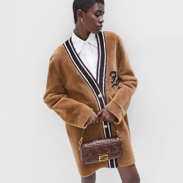 ✨펜디 여성 버건디 바게트 백 - Fendi Womens Baguette Bag - feb218x