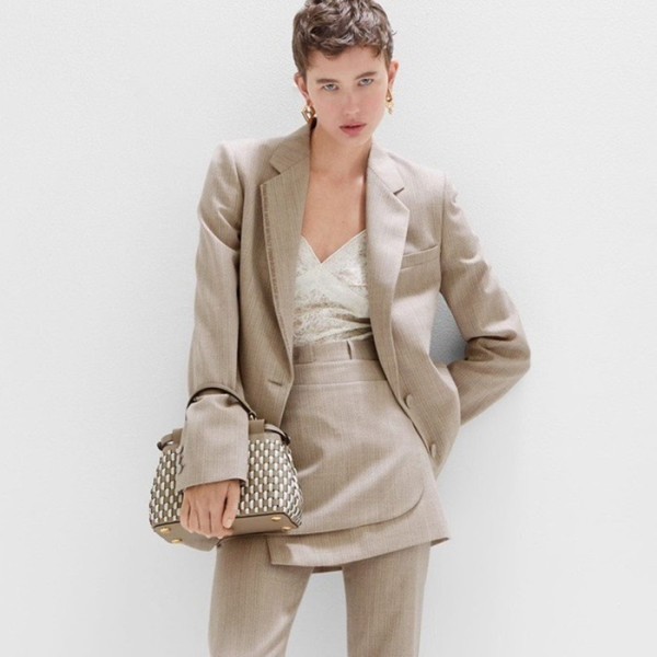 ✨펜디 여성 그레이 피카부 백 - Fendi Womens Gray Peekaboo - feb220x