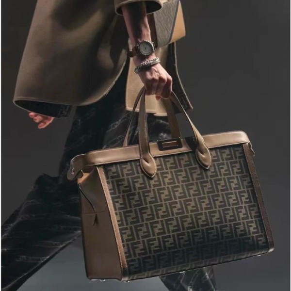 ✨펜디 여성 카멜 피카부 백 - Fendi Womens Camel Peekaboo - feb236x