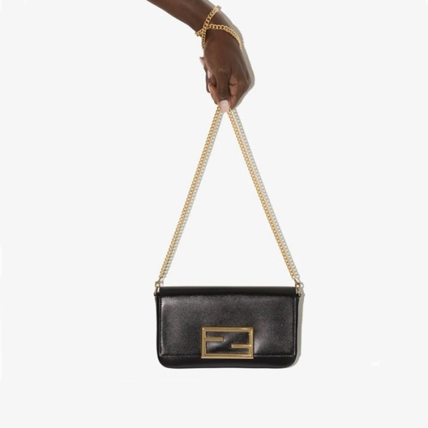 ✨펜디 여성 블랙 바게트 백 - Fendi Womens Baguette Bag - feb254x