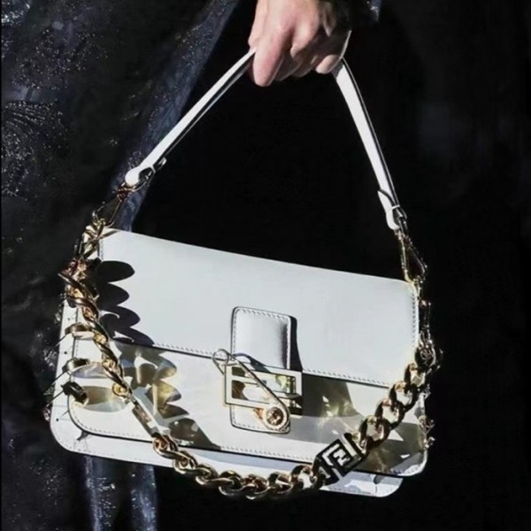 ✨펜디 여성 화이트 숄더백 - Fendi Womens White Shoulder Bag - feb318x