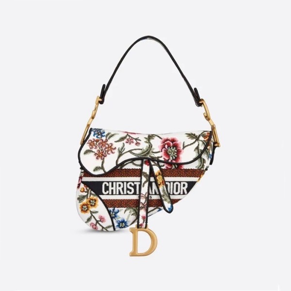 ✨디올 여성 화이트 새들백 - Dior Womens White Saddle Bag - dib361x