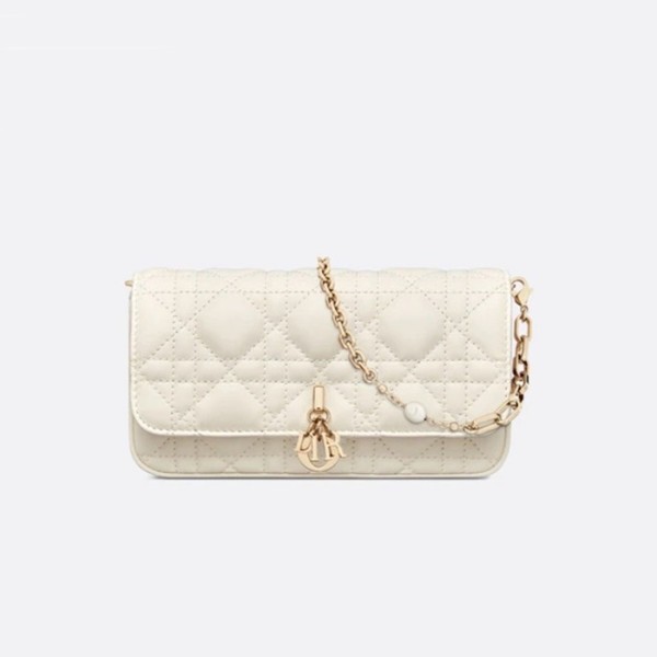 ✨디올 여성 아이보리 체인백 - Dior Womens Ivory Chain Bag - dib371x