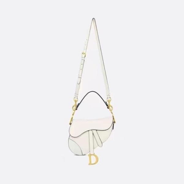 ✨디올 여성 화이트 새들백 - Dior Womens White Saddle Bag - dib391x