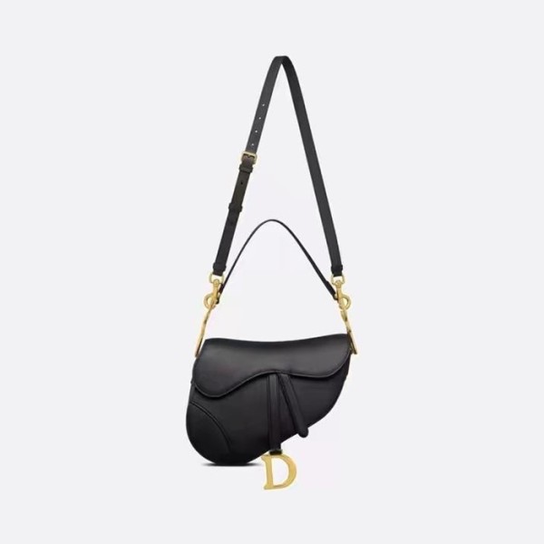✨디올 여성 블랙 새들백 - Dior Womens Black Saddle Bag - dib394x