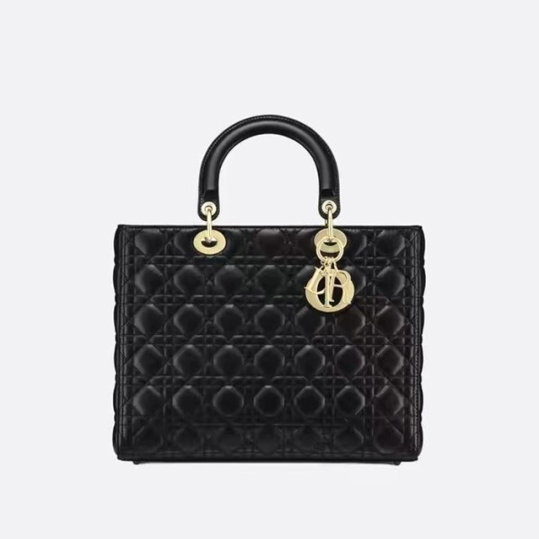 ✨디올 여성 블랙 레이디 백 - Dior Womens Black Lady Bag - dib415x