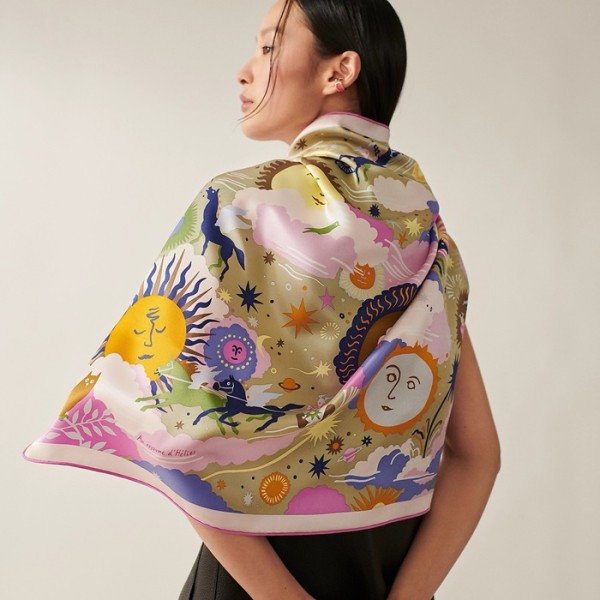 ✨에르메스 여성 핑크 스카프 - Hermes Womens Pink Scarf - acc1542x