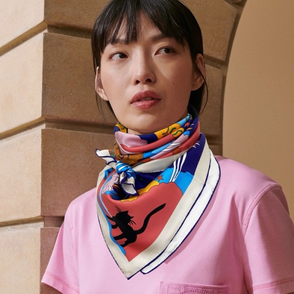✨에르메스 여성 블루 스카프 - Hermes Womens Blue Scarf - acc1549x