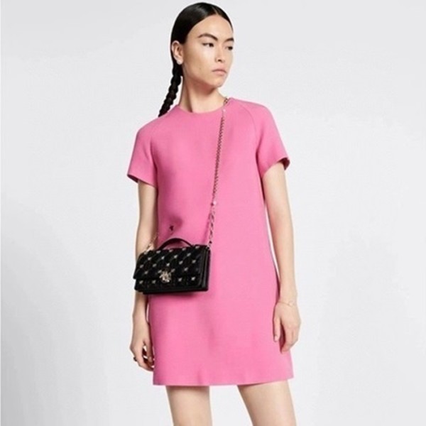 ✨디올 여성 블랙 체인 백 - Dior Womens Black Chain Bag - dib458x