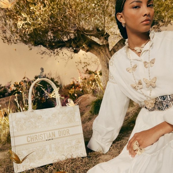 ✨디올 여성 화이트 북토트 - Dior Womens White Book Tote - dib510x