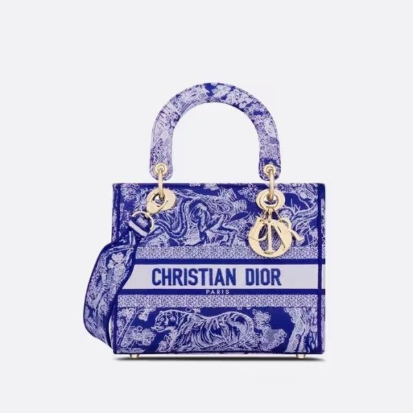 ✨디올 여성 블루 레이디 백 - Dior Womens Blue Lady Bag - dib525x