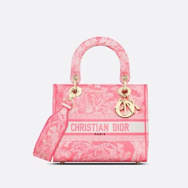 ✨디올 여성 핑크 레이디 백 - Dior Womens Pink Lady Bag - dib528x