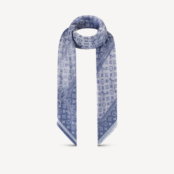 ✨루이비통 남성 블루 머플러 - Louis vuitton Mens Blue Muffler - acc1607x