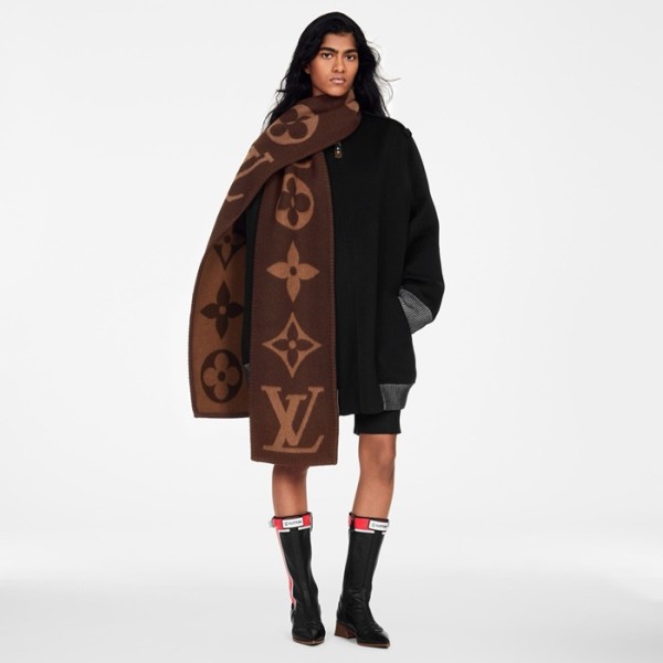 ✨루이비통 여성 브라운 머플러 - Louis vuitton Womens Brown Muffler - acc1625x