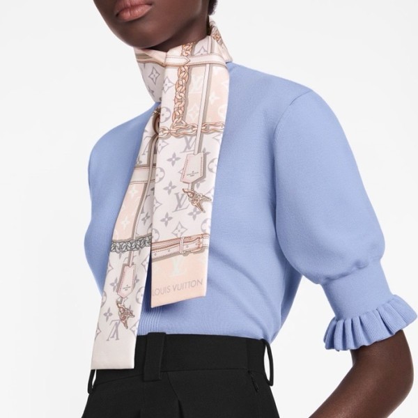 ✨루이비통 여성 핑크 실크 방도 - Louis vuitton Womens Pink Scarf - acc1626x