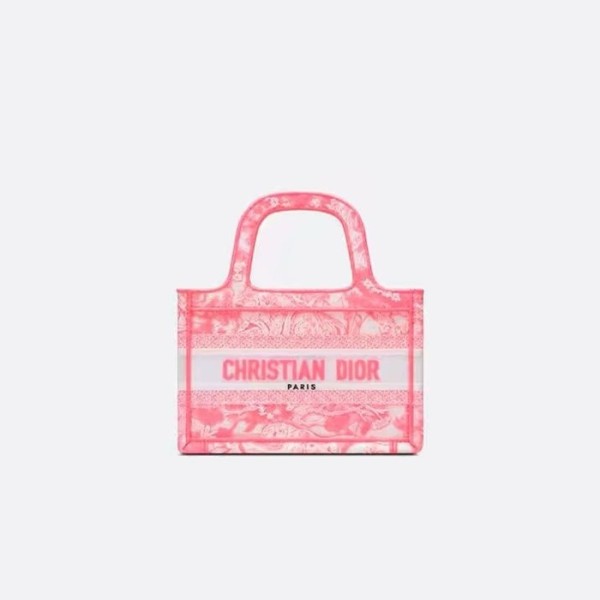 ✨디올 여성 핑크 미니 북토트 - Dior Womens Pink Book Tote - dib534x