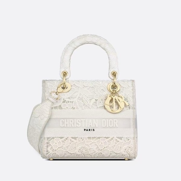 ✨디올 여성 화이트 레이디 백 - Dior Womens White Lady Bag - dib562x