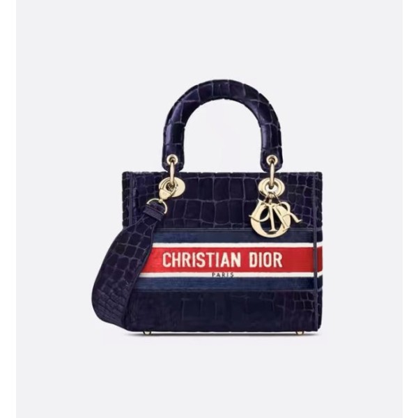 ✨디올 여성 네이비 레이디 백 - Dior Womens Navy Lady Bag - dib643x